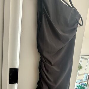 Zara Black Asymmetrical Dress